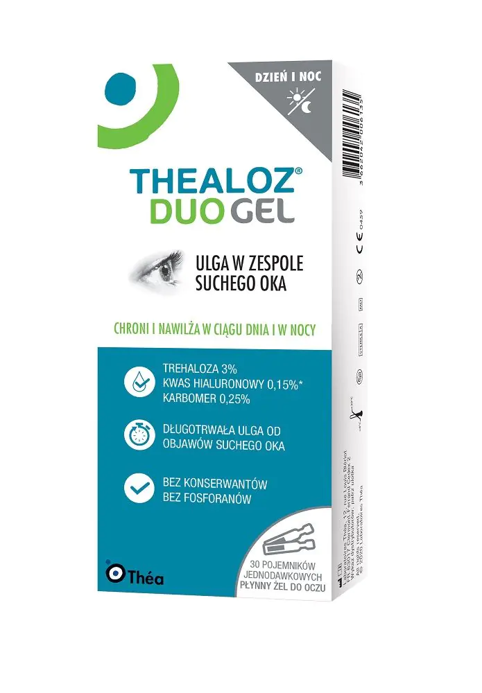 Thealoz Duo Gel UD, Żel płynny do oczu, Pojemniki jednodawkowe