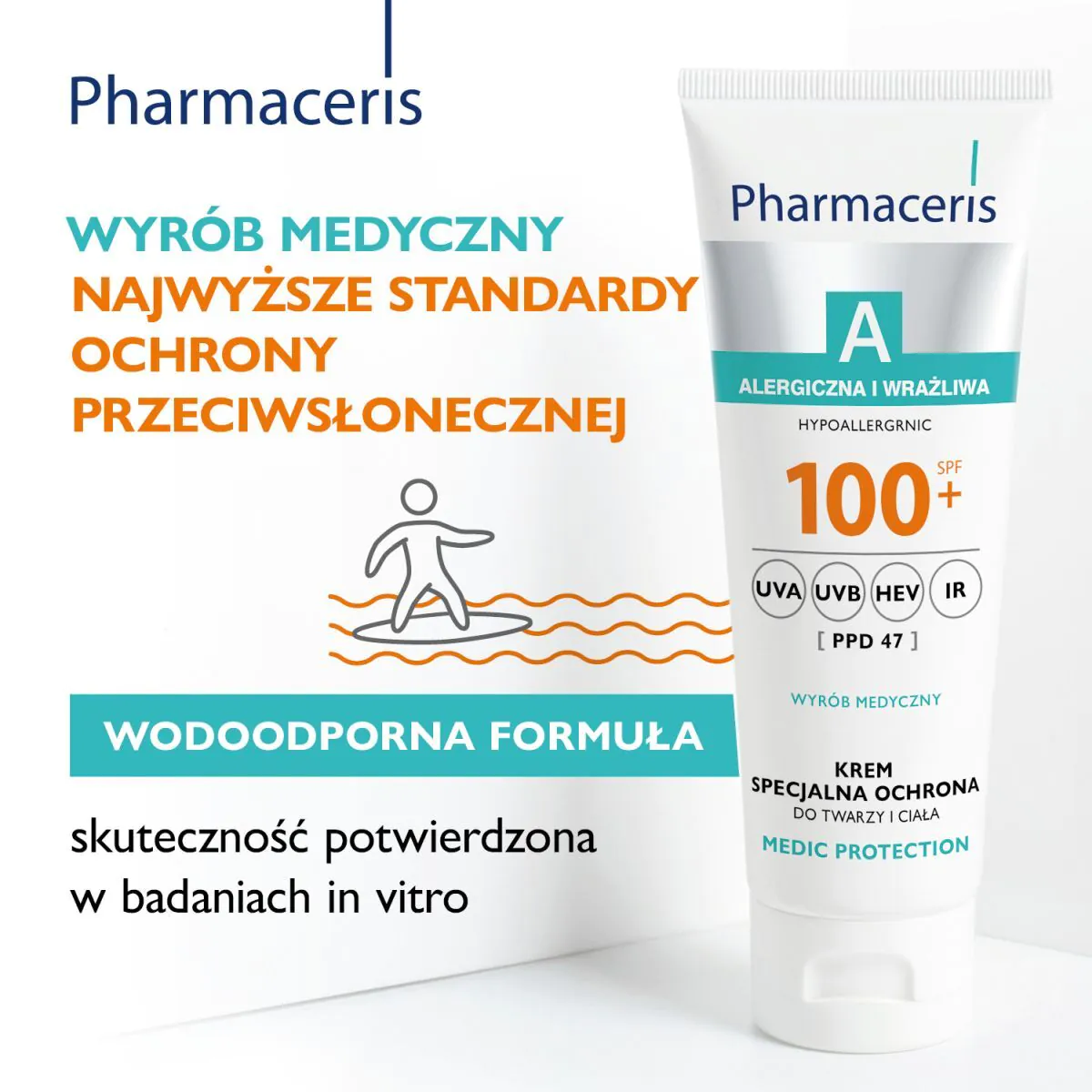 Pharmaceris A Medic Protection Krem specjalna ochrona twarzy i ciała SPF100+