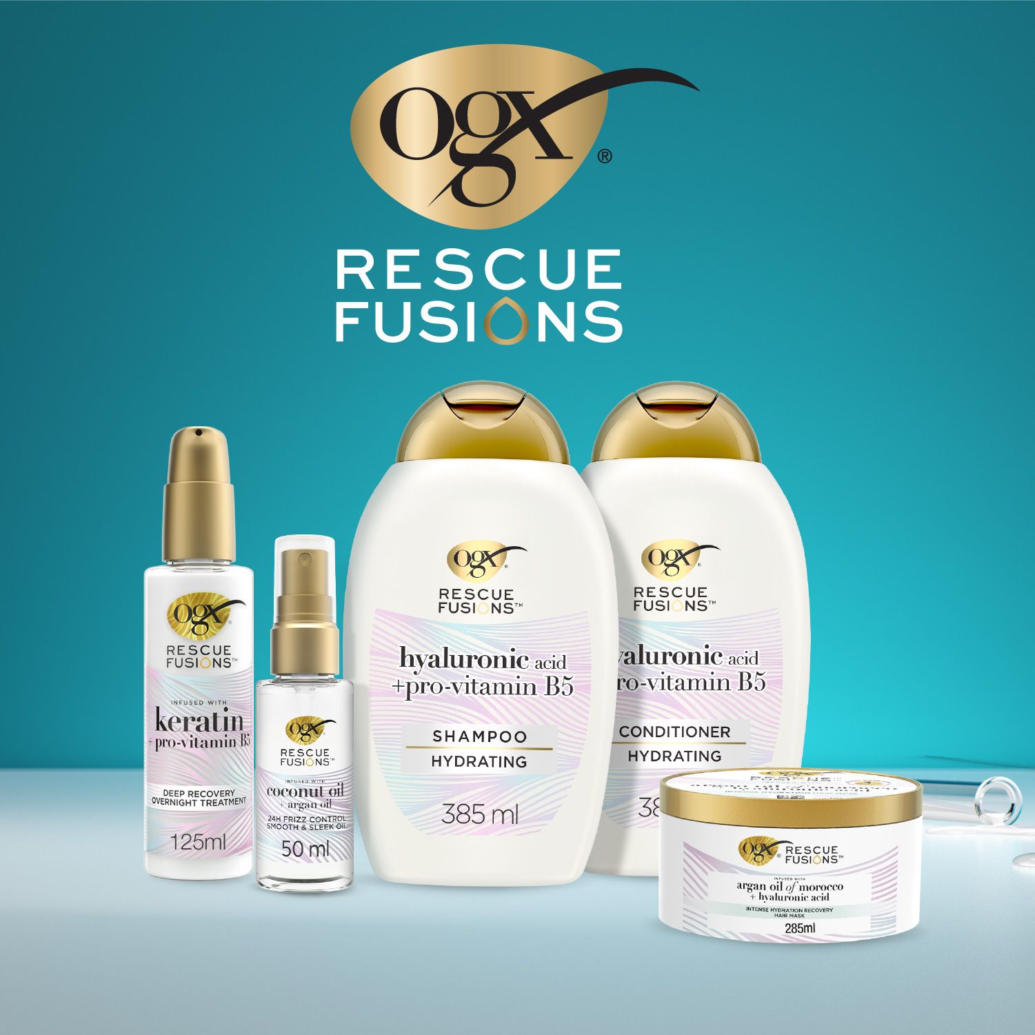 „Rescue Fusions“ intensyviai drėkinanti kaukė Plaukų kaukės