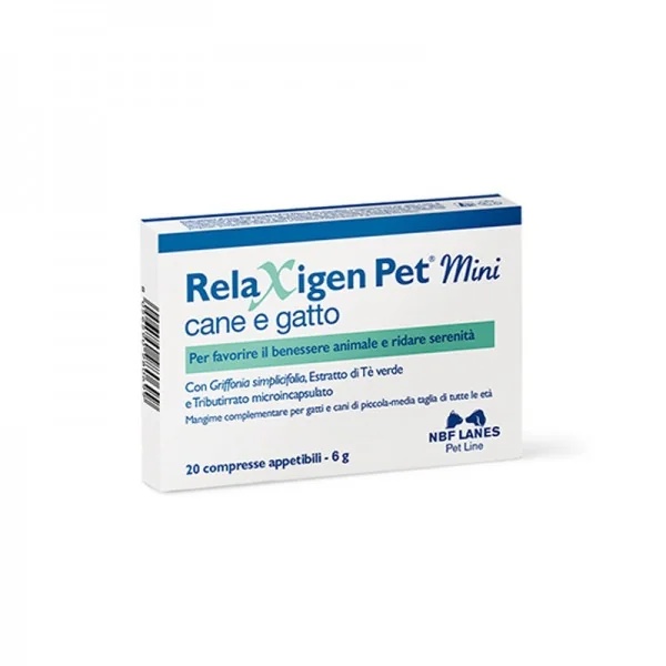 NBF LANES Relaxigen Pet Mini 20 comprimidos Para el bienestar animal