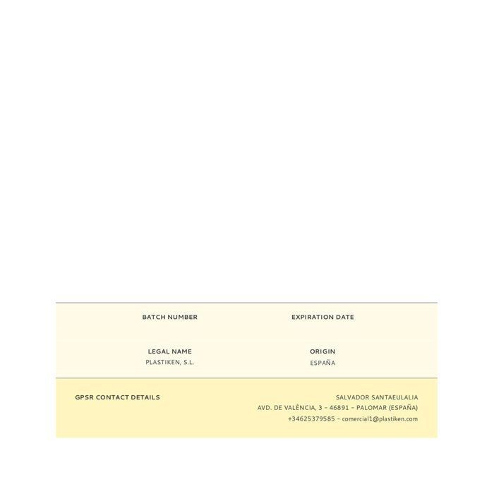 Pote Injetor Branco ø22cm Plastiken - Plastiken