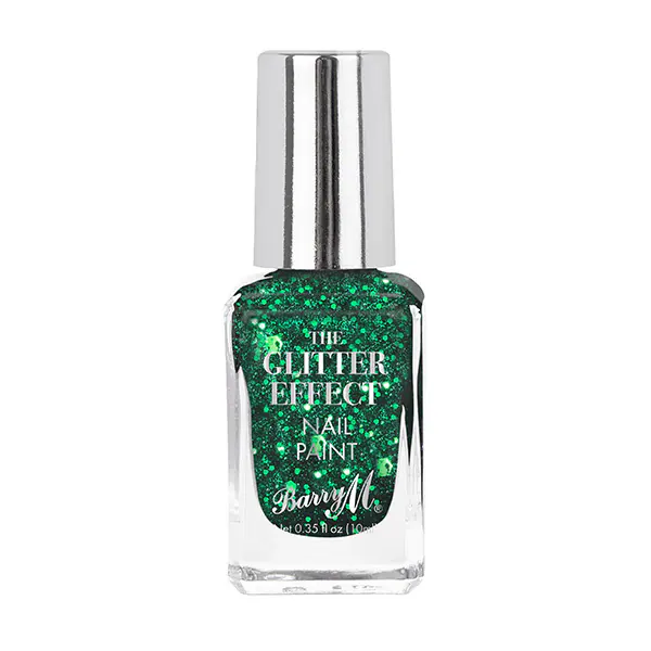 Barry M Glitter Effect Nagellak - Good Time Green