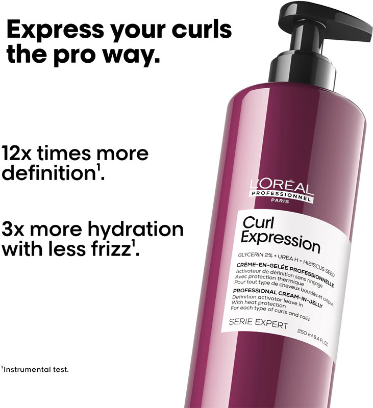 Крем для укладання L'Oréal Professionnel Serie Expert Curl Expression, що підкреслює хвилі
