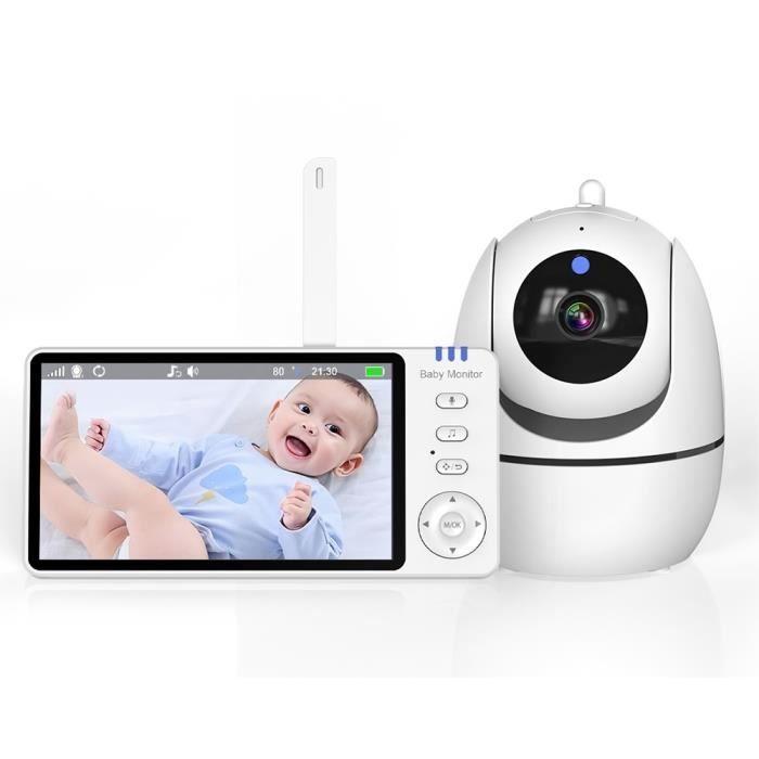 Monitor de video para bebés con pantalla LCD de 5