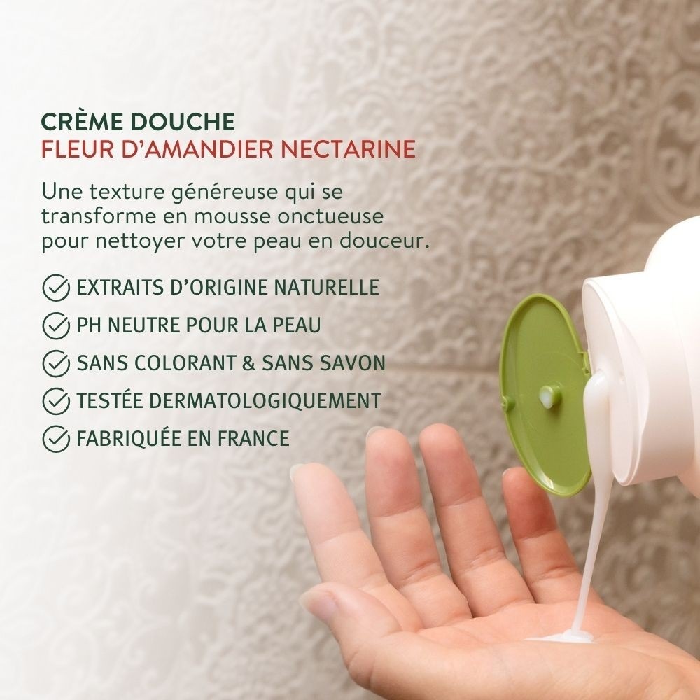 Le Petit Olivier Crème Douche Fleur d'Amandier & Nectarin e