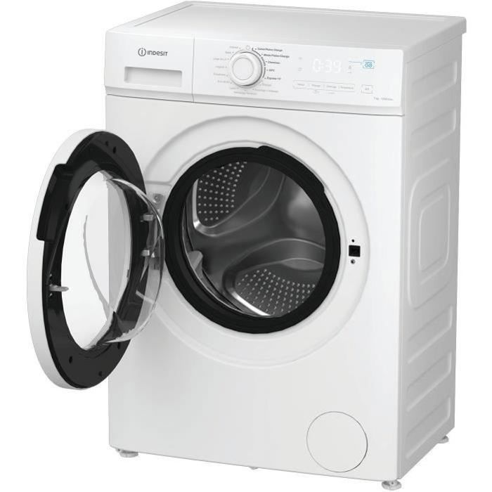 INDESIT IMA762MYTIMEFR Bullaugen-Waschmaschine – 7 kg – Induktion – 1200 U/min – Push&Go – Energieeffizienzklasse A – Weiß