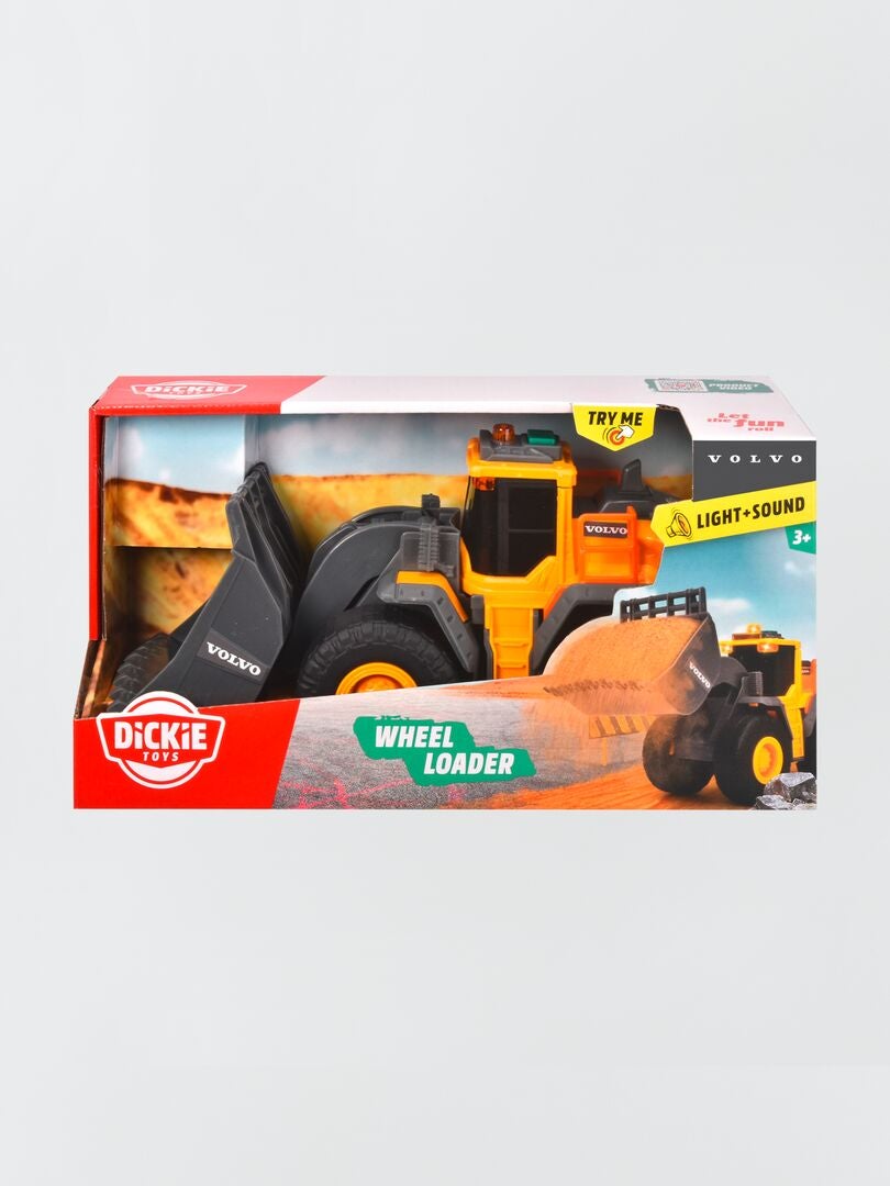 Spycharka kołowa Volvo – szaro-żółta