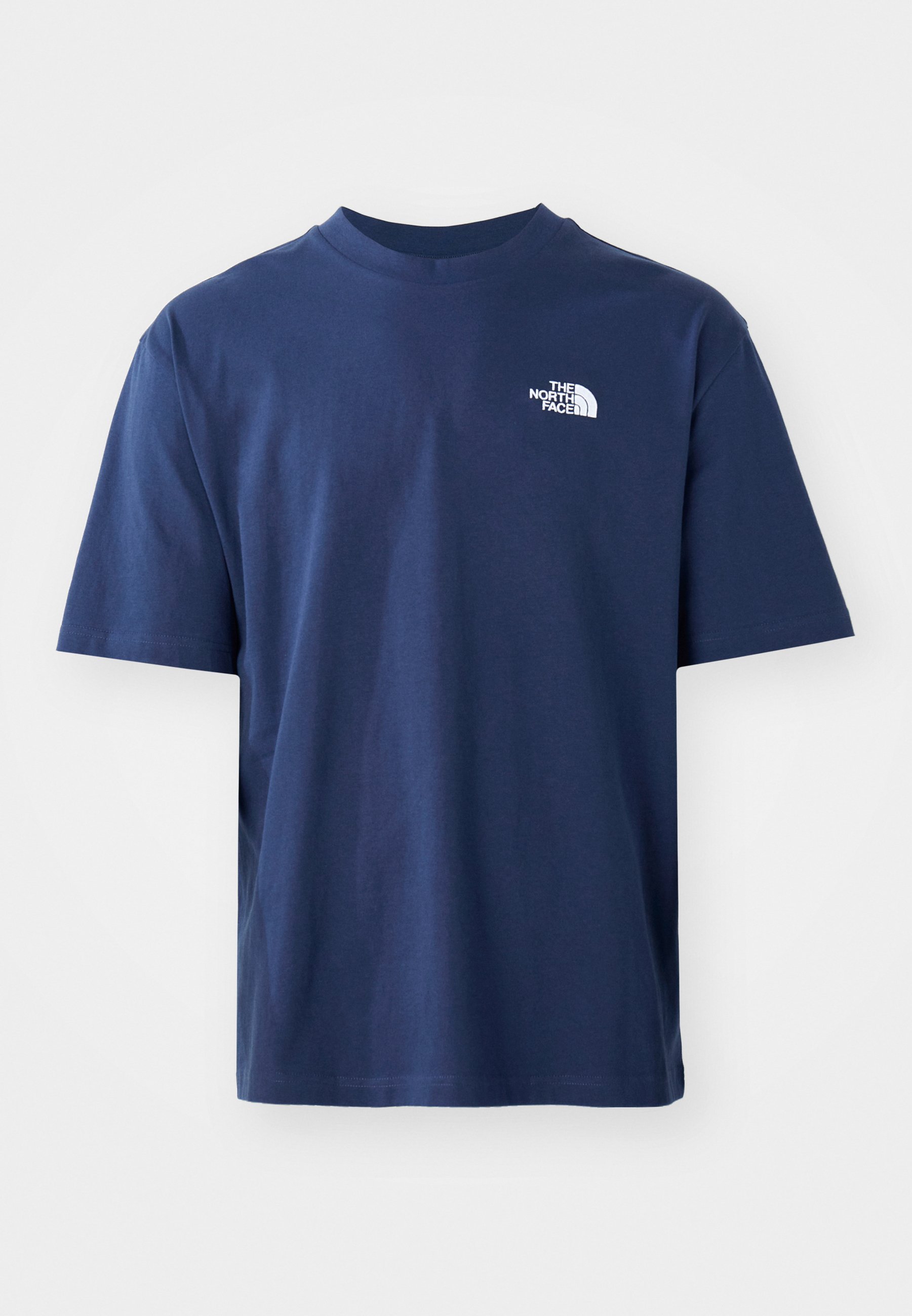 The North Face Herren- und Herren-T-Shirt „Essential Oversize“ – bedrucktes T-Shirt – Summit Navy
