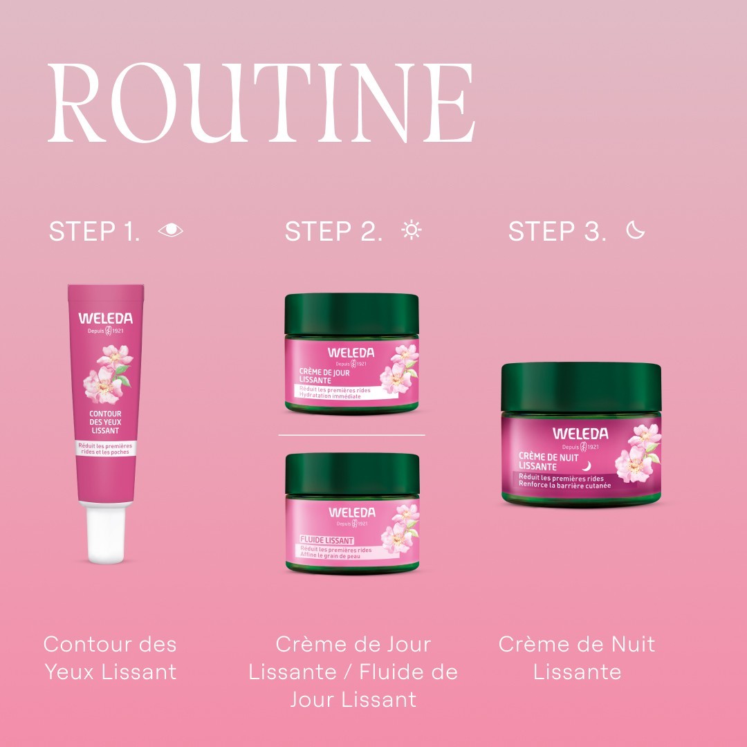 Weleda Contour des Yeux lissant Rose musquée & Thé blanc
