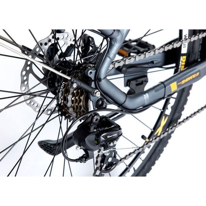 Bicicleta elétrica urbana (e-bike), E-CITY 28 PRO, motor central, quadro de alumínio, câmbio SHIMANO de 7 velocidades, bateria de íon-lítio de 48V.