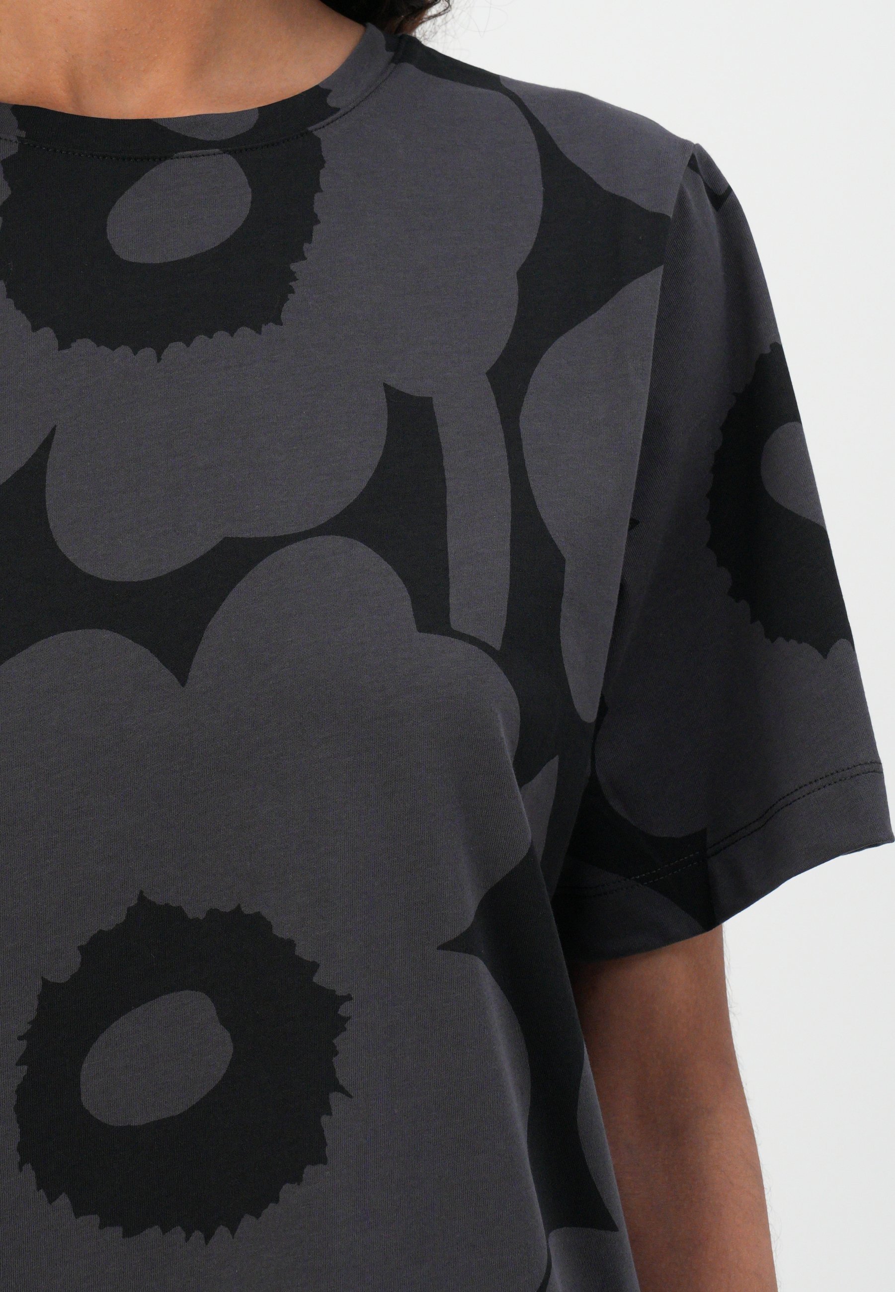 Marimekko TUNNIT UNIKKO - T-shirt print - zwart/donkergrijs