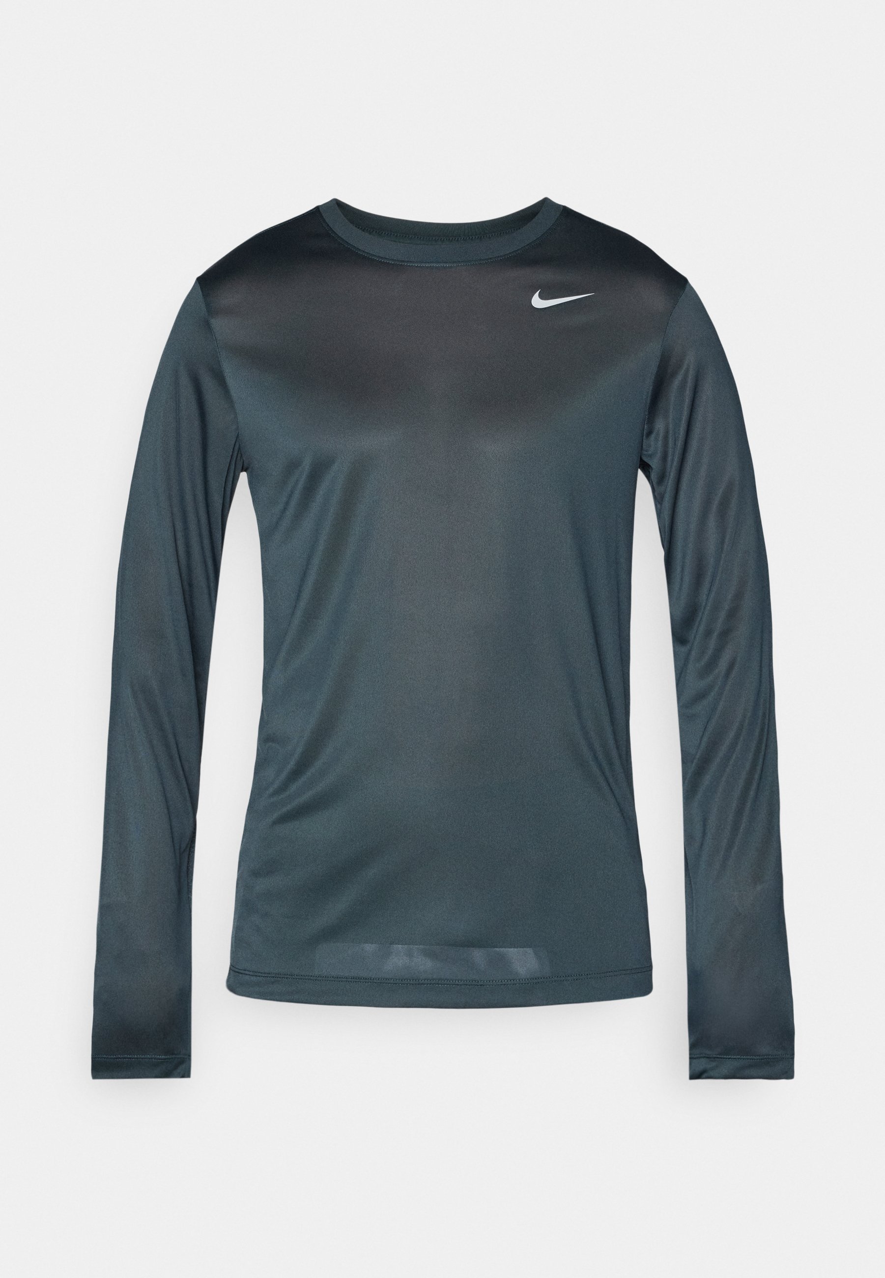 Nike Performance TEE RESET – Langarmshirt – Seegras/mattes Silber