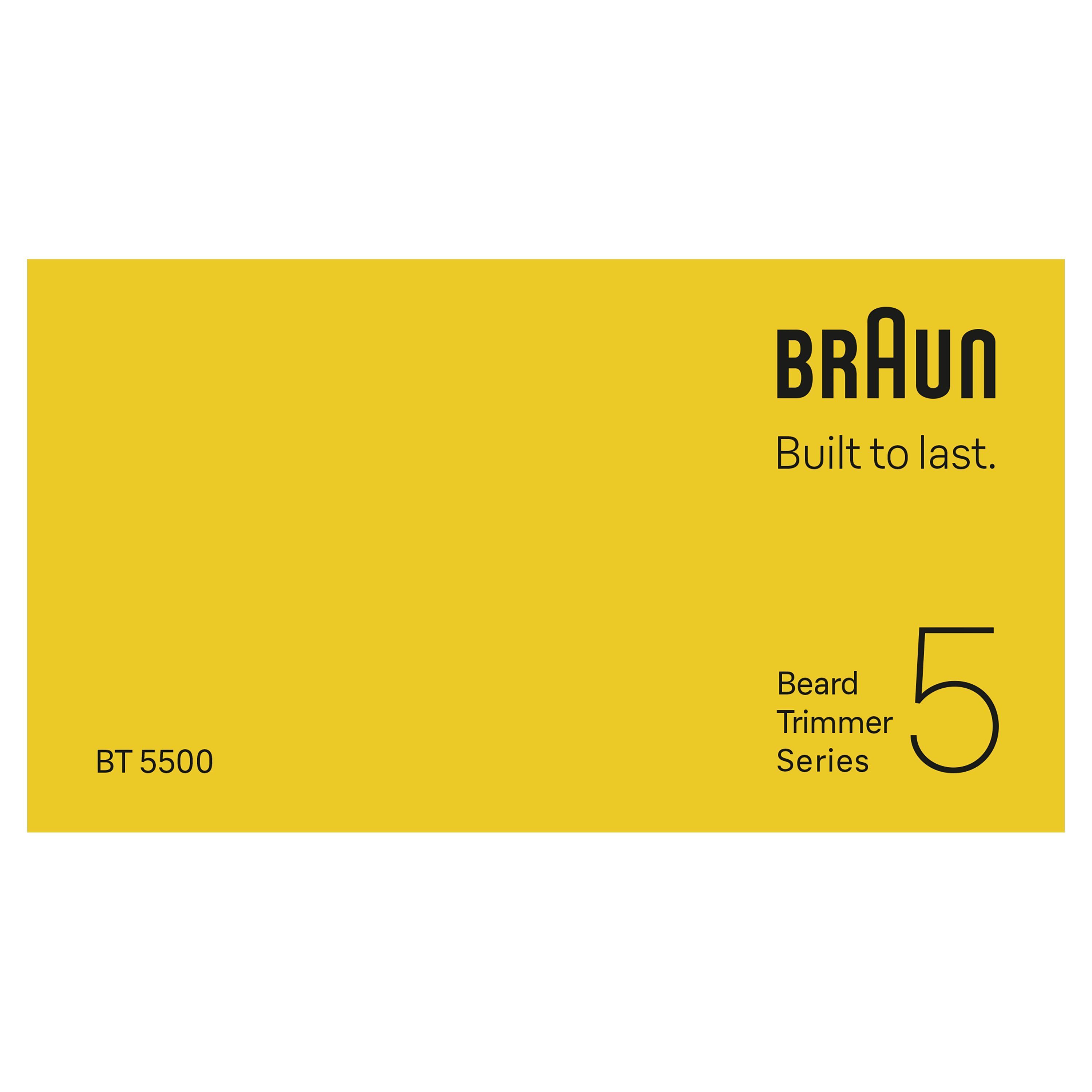 Rasoir électrique - BRAUN - Séries 5 BT5500 - 120 min autonomie - Étanche - Noir