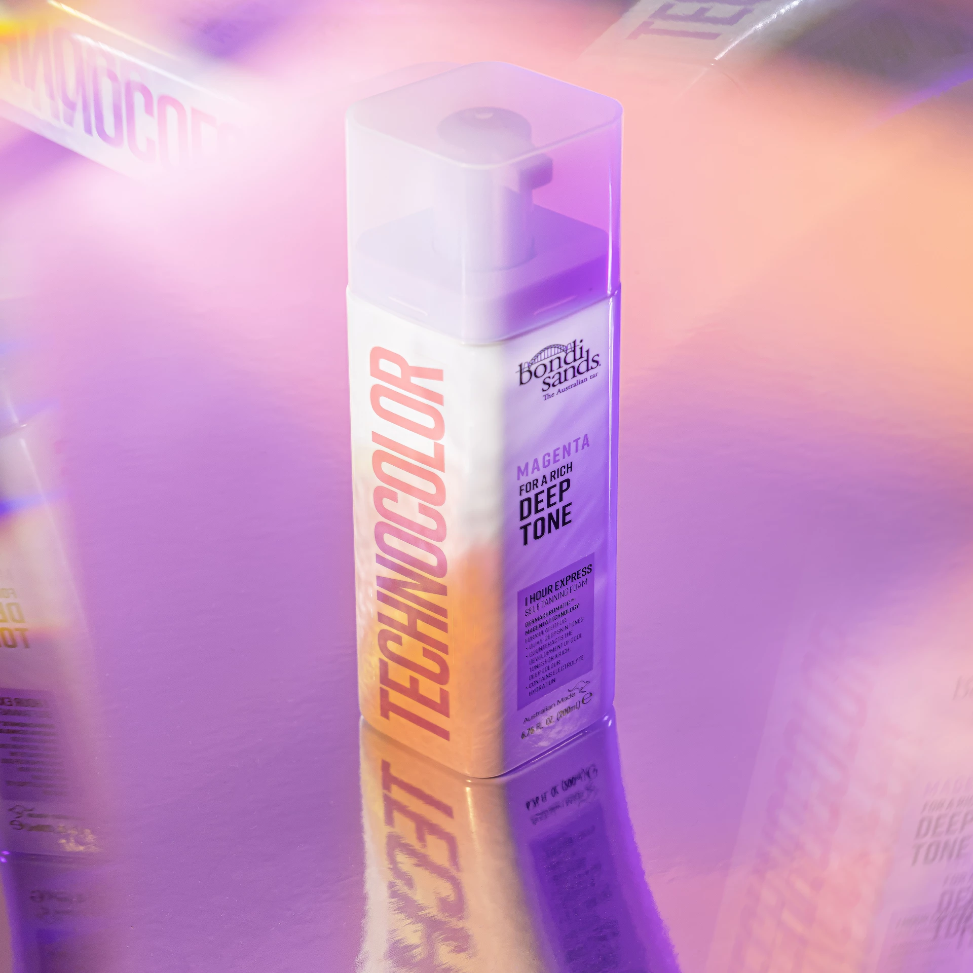 Spumă autobronzantă Technocolor 1 Hour Express Magenta - Bondi Sands