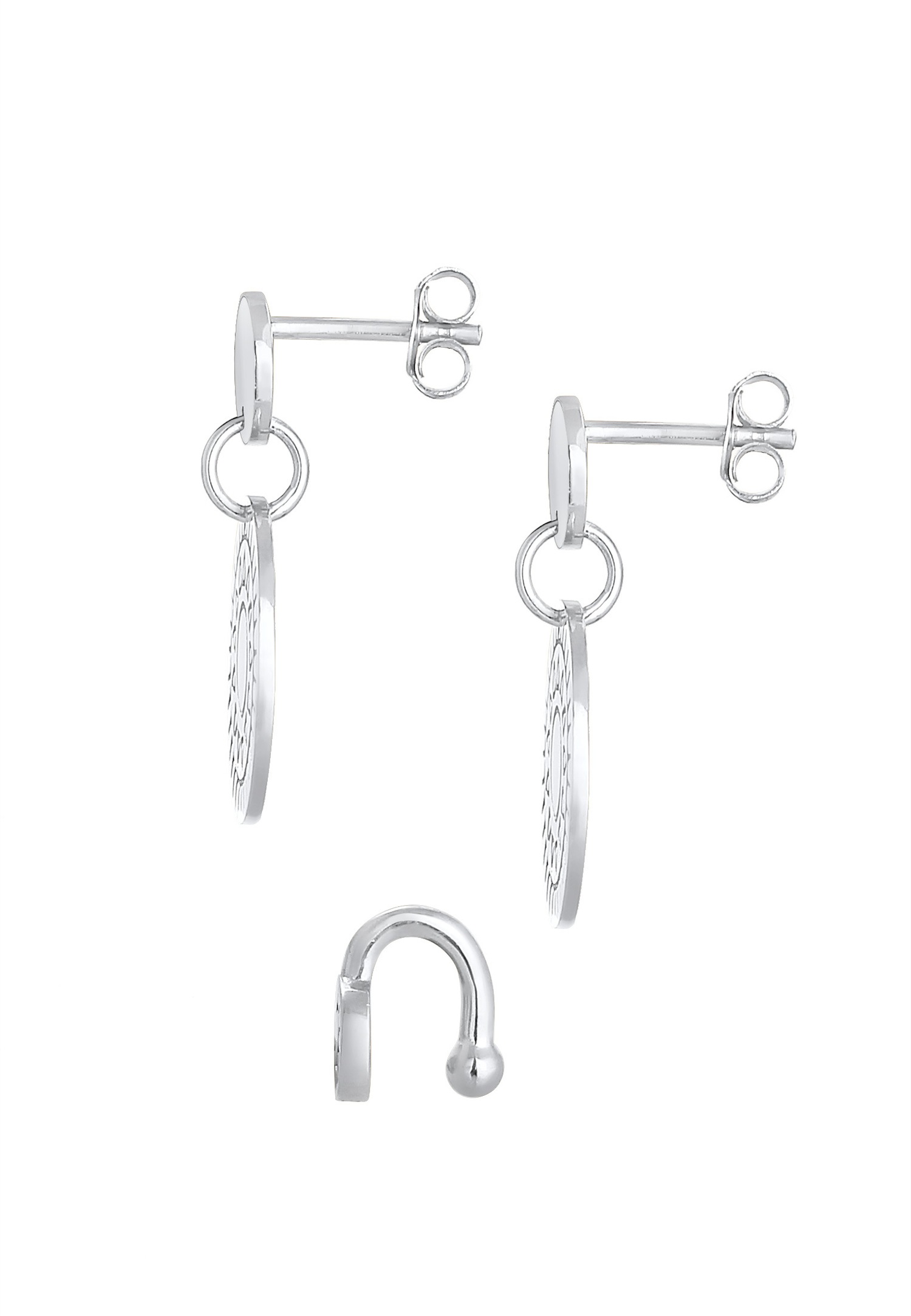 Elli 2er Set Ornament Ohrhänger Earcuff 925 Silber