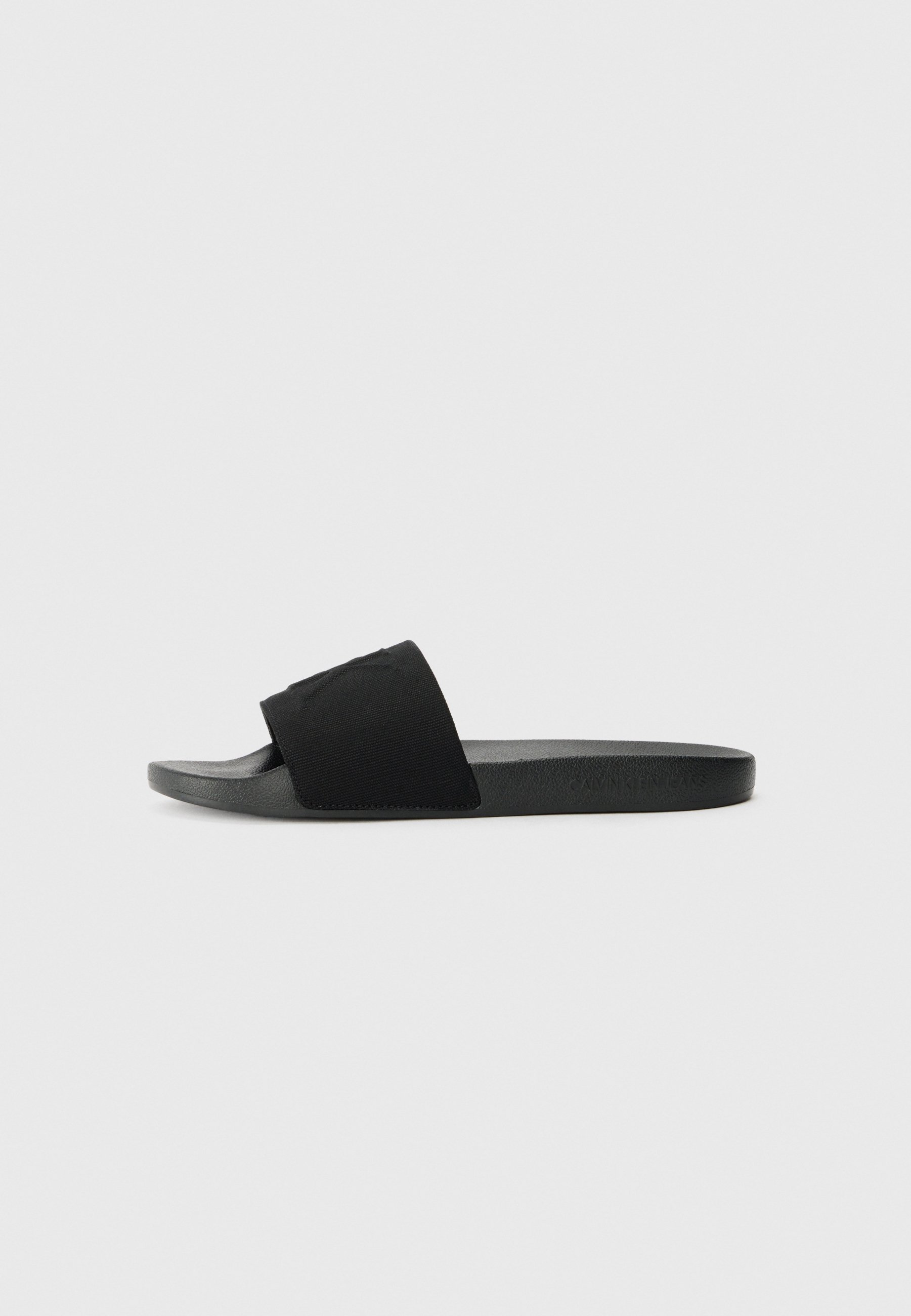 Calvin Klein Jeans SLIDE MONO - Muiltjes - drievoudig zwart