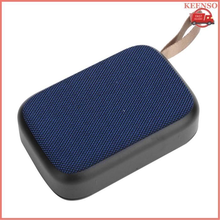 Altavoz subwoofer KEENSO, altavoz estéreo inalámbrico Bluetooth, mini proyector de sonido USB portátil, azul