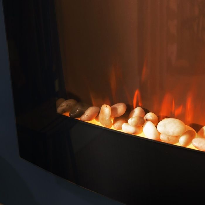 Chimenea eléctrica conectada Cecotec ReadyWarm 2250 con llamas curvas