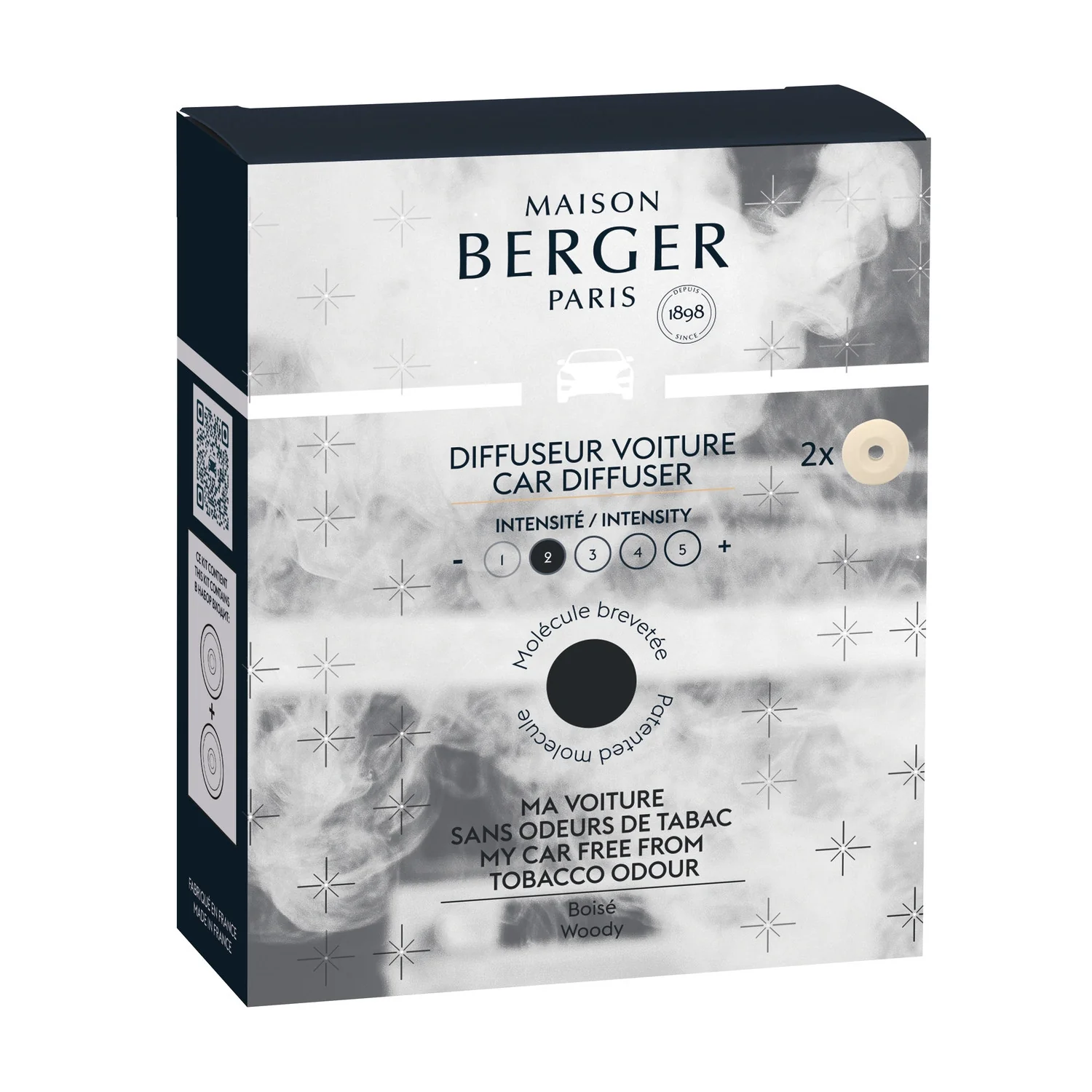 Diffuseur Voiture Ricarica Antiodori - TABACCO - Profumo per Automobile