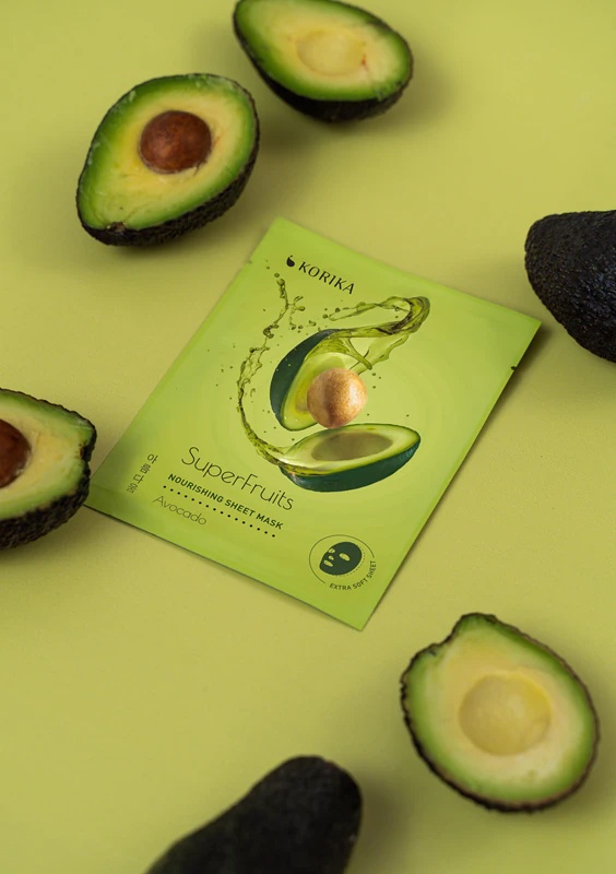 KORIKA SuperFruits сет хранљивих маски за лице са авокадом по сниженој цени