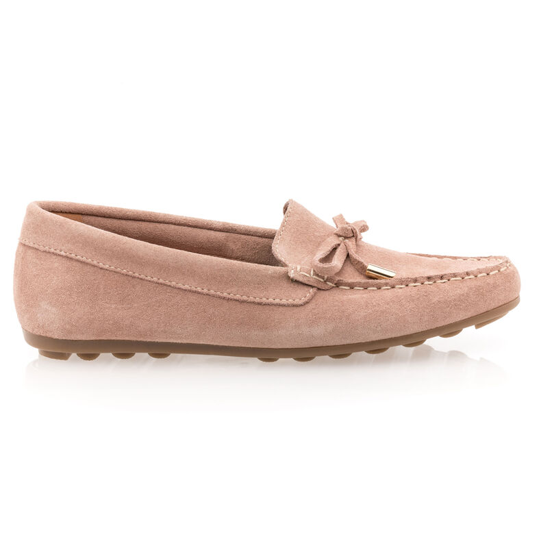 Rosa Damen-Loafer/Bootsschuhe