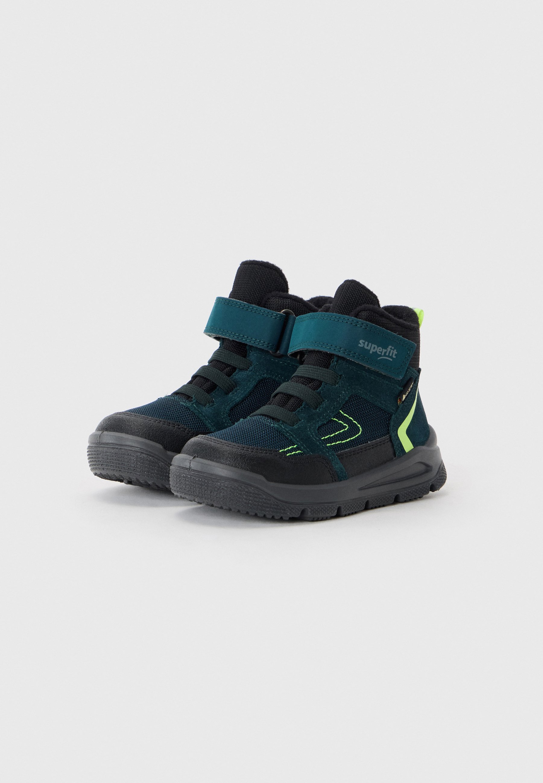 Superfit GORETEX MARS - Enkellaarsjes met vetersluiting - groen