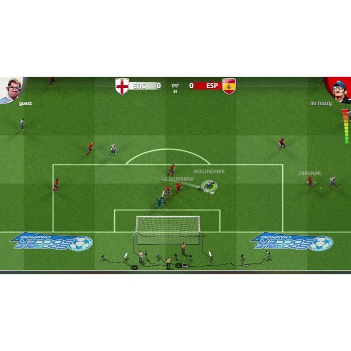 Sociable Soccer Champions Kit for Switch 1 & 2 + Ball Grips - Nintendo Switch Game
