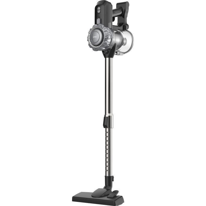 Aspirateur Balai sans fil - LIVOO DOH141 - 150 W - 10 KPa - 76 dB - Cyclonique - 2 vitesses - 0,55 L - Gris