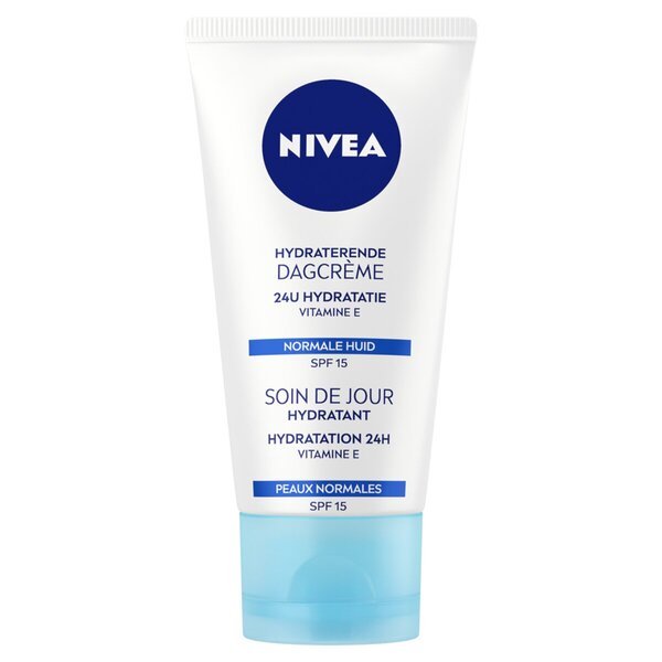 NIVEA mitrinošais dienas krēms ar SPF15<br>50ml - normālai ādai