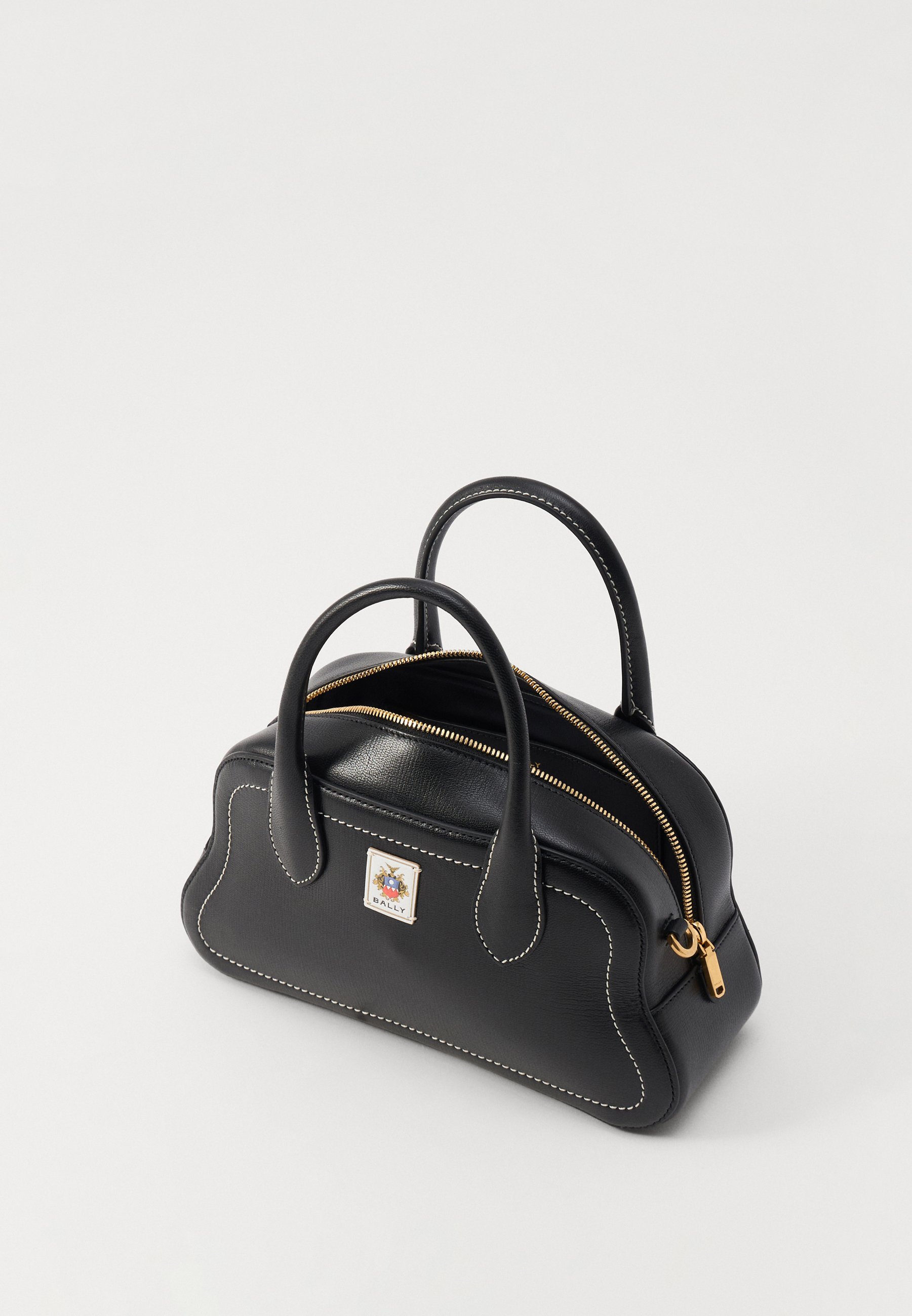 Bally UNDA SATCHEL - Handtas - zwart/oranje