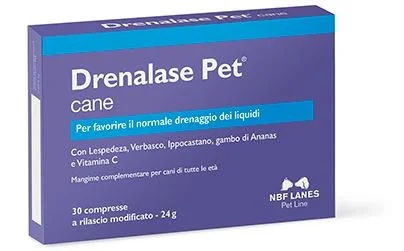 NBF LANES Drenalase Pet 30Cpr Drenagem de Fluidos Corporais