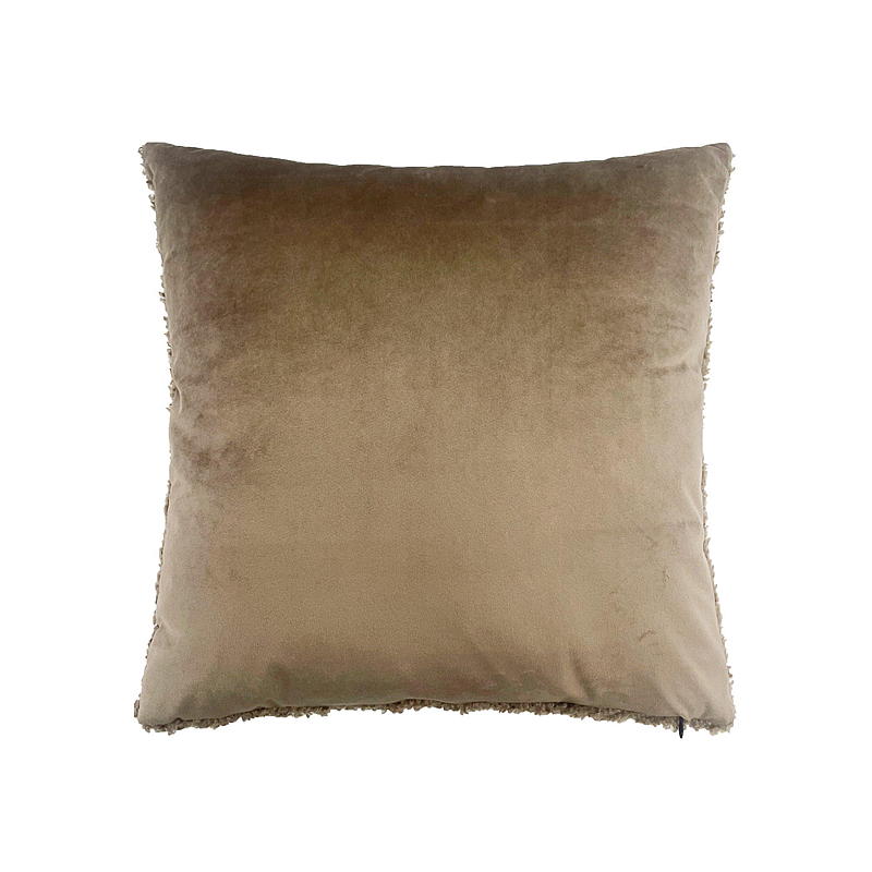 Woonkussen 45x45 cm gekrulde walnoot