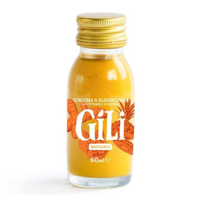 Bebidas sin alcohol - Gili: Elixir de jengibre y cúrcuma orgánicos (chupito)