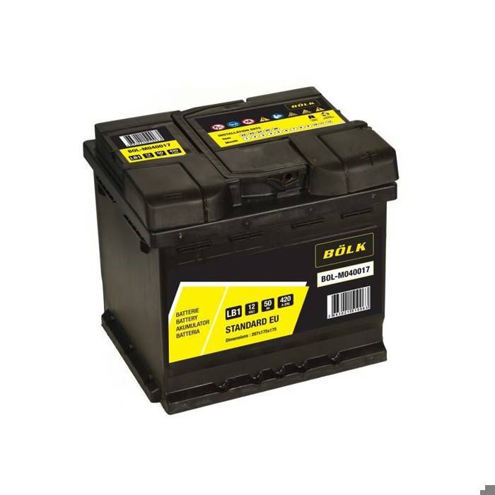 Bateria automotiva BOLK 50Ah/420A BOL-M040017