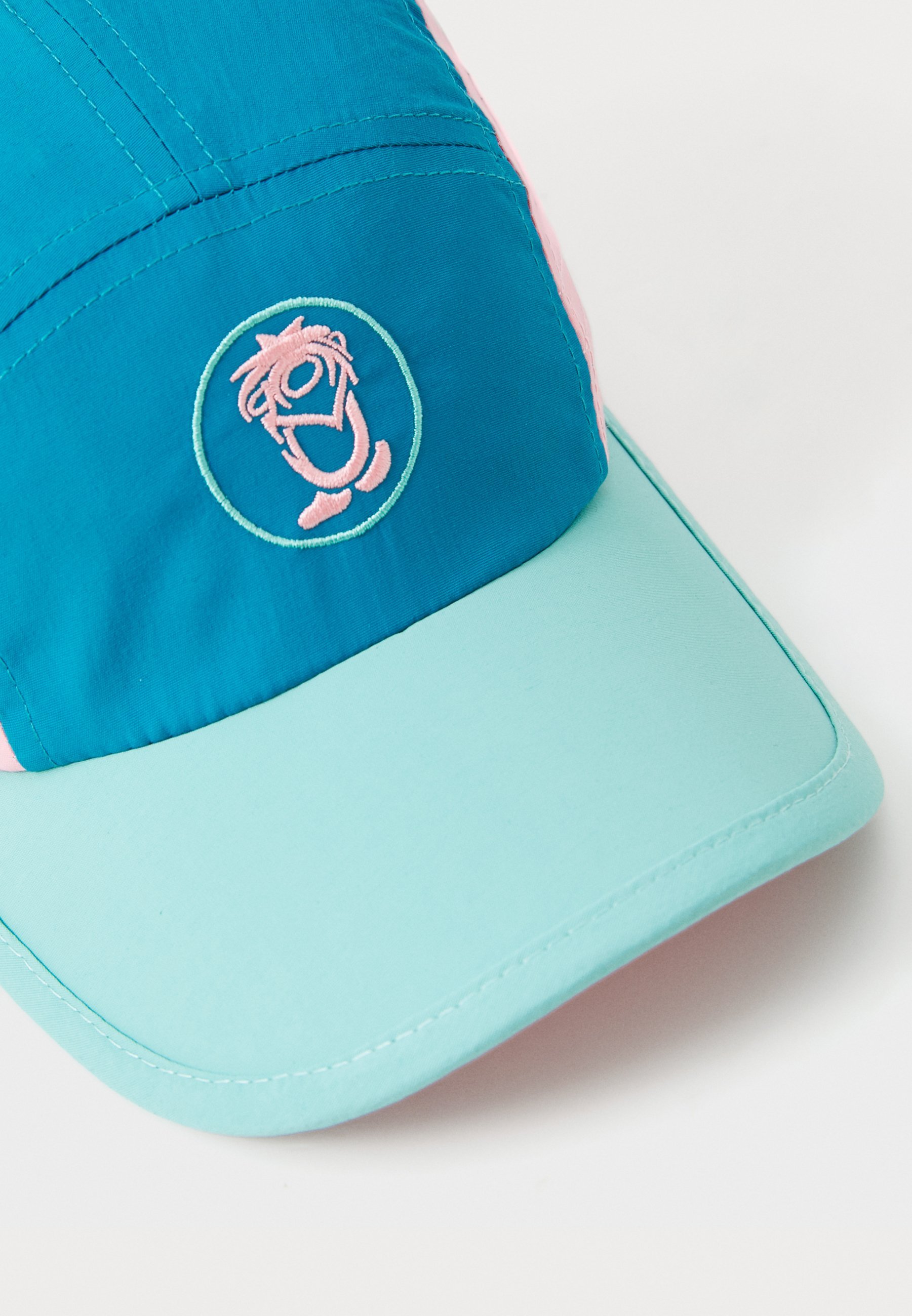 Cappellino unisex TROLLKIDS per bambini - blu porto/blu acquamarina/rosa peonia
