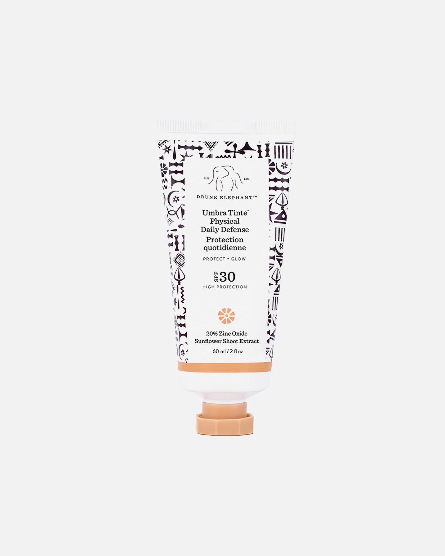 Dnevna krema Drunk Elephant u boji Umbra Tinte™ Physical Daily Defense SPF 30 - 60 ml