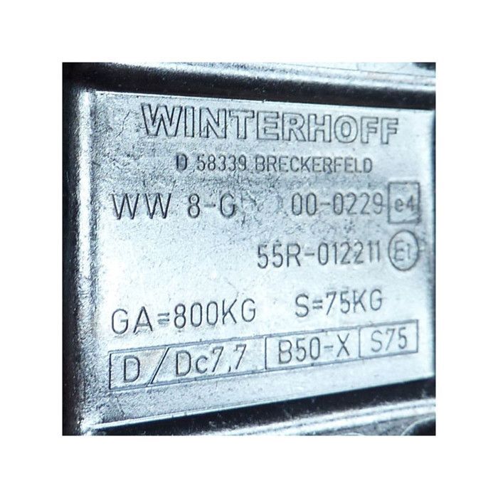 Square Towbar Housing - 50 mm Ball - Winterhoff