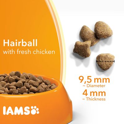 IAMS for Vitality Ξηρά τροφή για γάτες μειώνοντας τις τριχόμπαλες