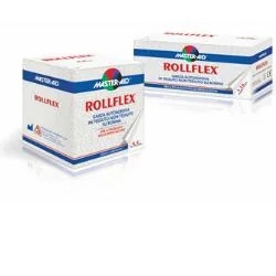 MASTER AID Roll Flex sterile, selbstklebende Gaze aus Vliesstoff, hypoallergen, 10 x 10 m