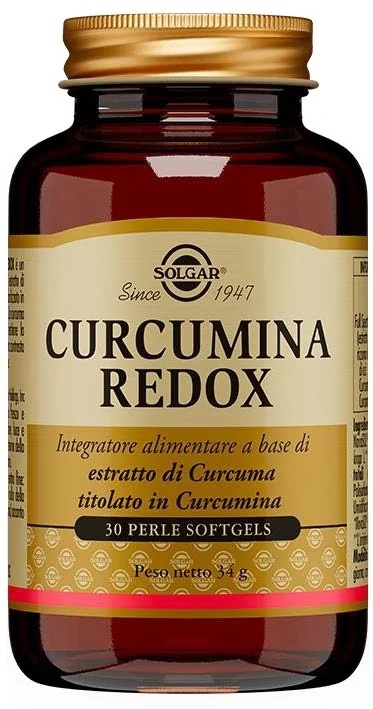 SOLGAR Curcumin Redox 30 capsules Antioxidant en bevordert de spijsvertering