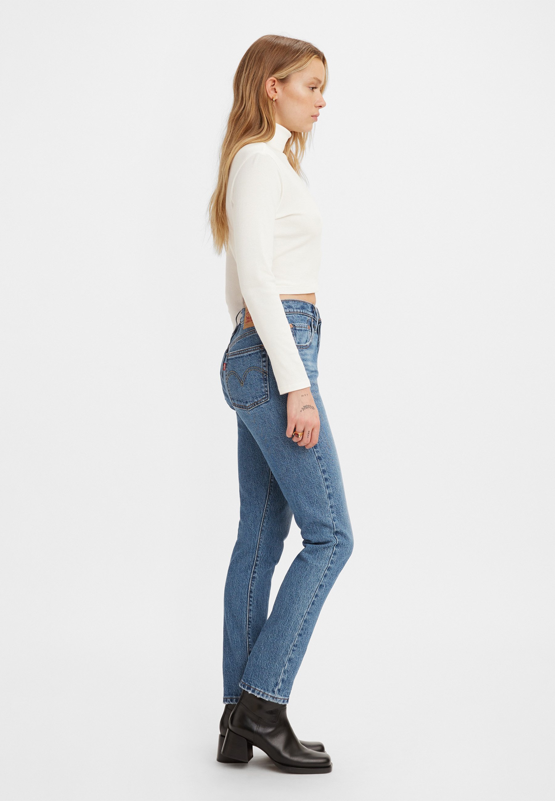 Levi's® 501® SKINNY - Skinny Fit jeans - blauw, dat klopt.
