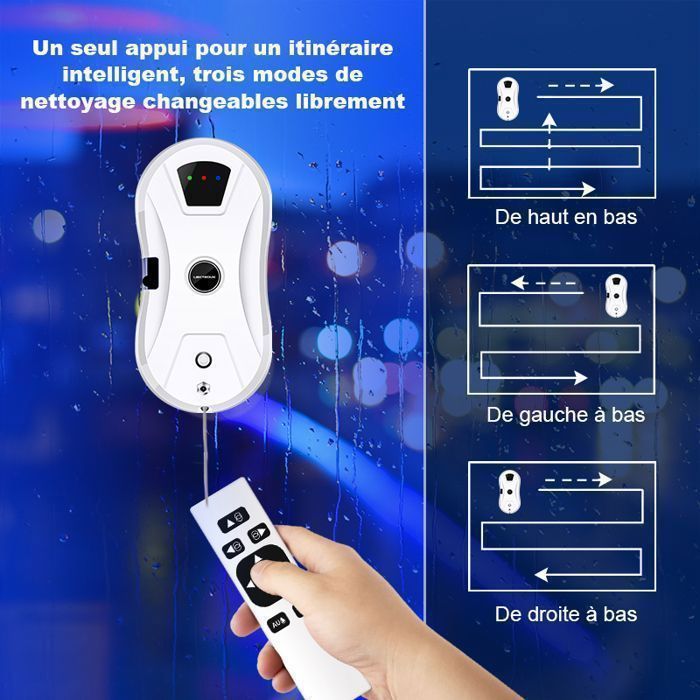 LIECTROUX YW610 Robot lavavetri - Prestazioni elevate, serbatoio dell'acqua da 30 ml, robot lavavetri intelligente e autonomo