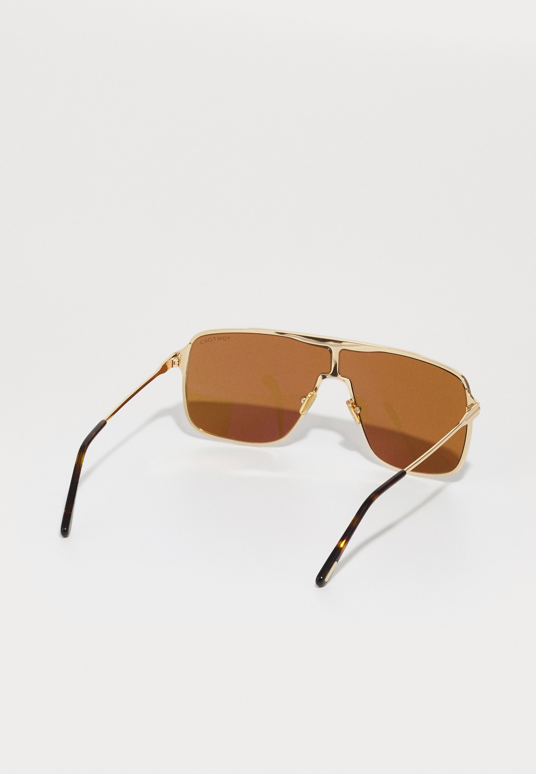 Lunettes de soleil Tom Ford ZAPPA - couleur or foncé/marron brillant