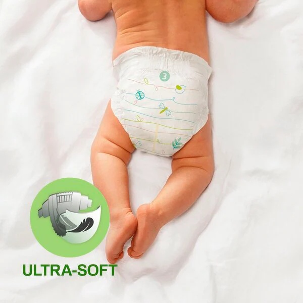 Kruidvat Pure & Soft пелене величине 3, повољно паковање<br>Величина 3 (4-9 кг), 44 комада
