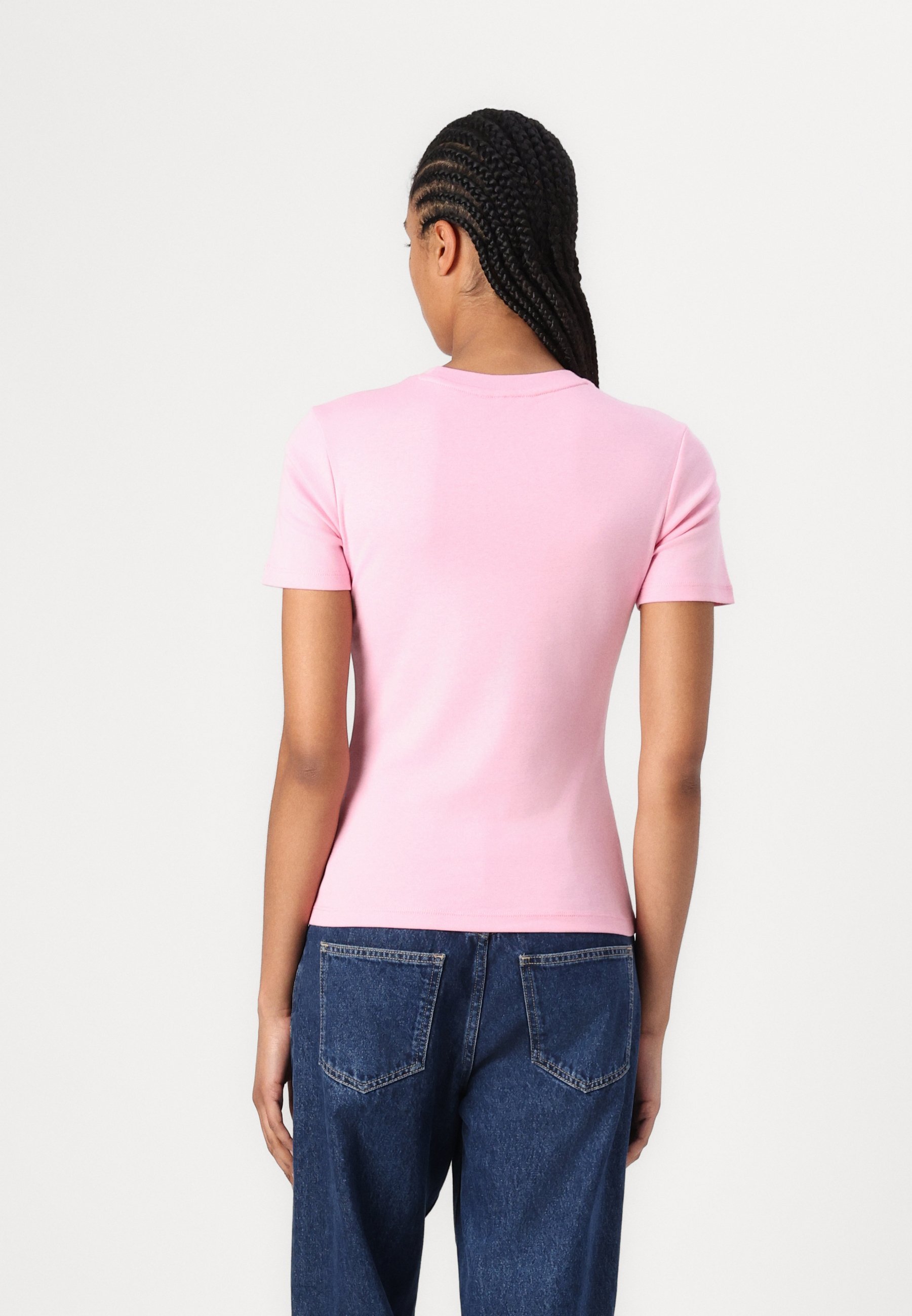 Tommy Hilfiger SLIM CODY - T-shirt met print - klassiek roze