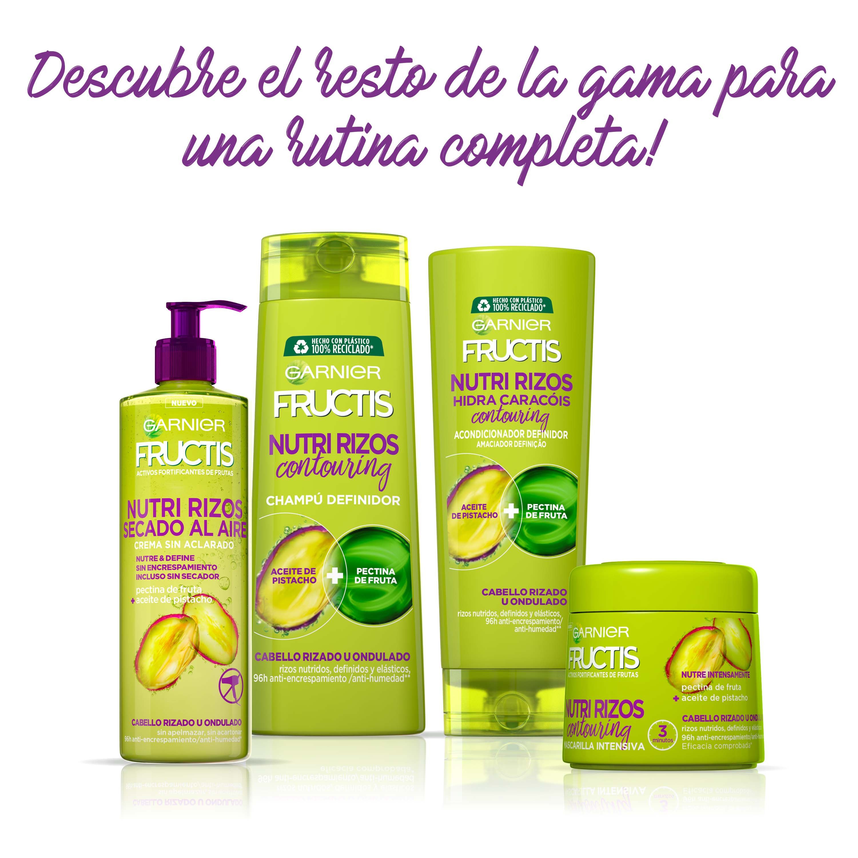 Fructis krema bez ispiranja Nutri Curls za sušenje na zraku Kreme za oblikovanje kose