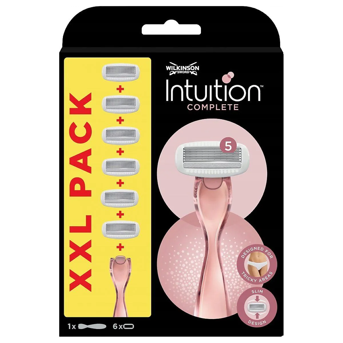 Wilkinson Intuition Complete XXL Maszynka do golenia + 6 szt. wkładów