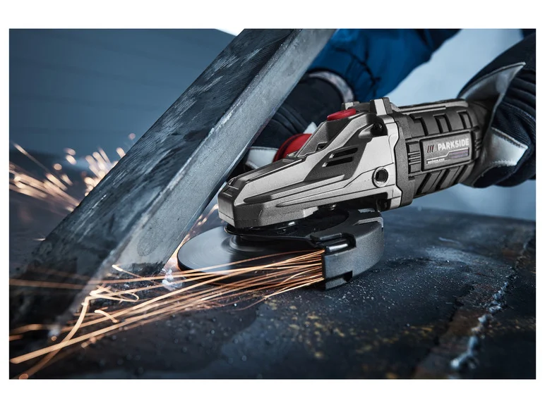 Polizor unghiular fără fir PARKSIDE PERFORMANCE® cu cap plat PPWSFA 20-Li A2, 20 V