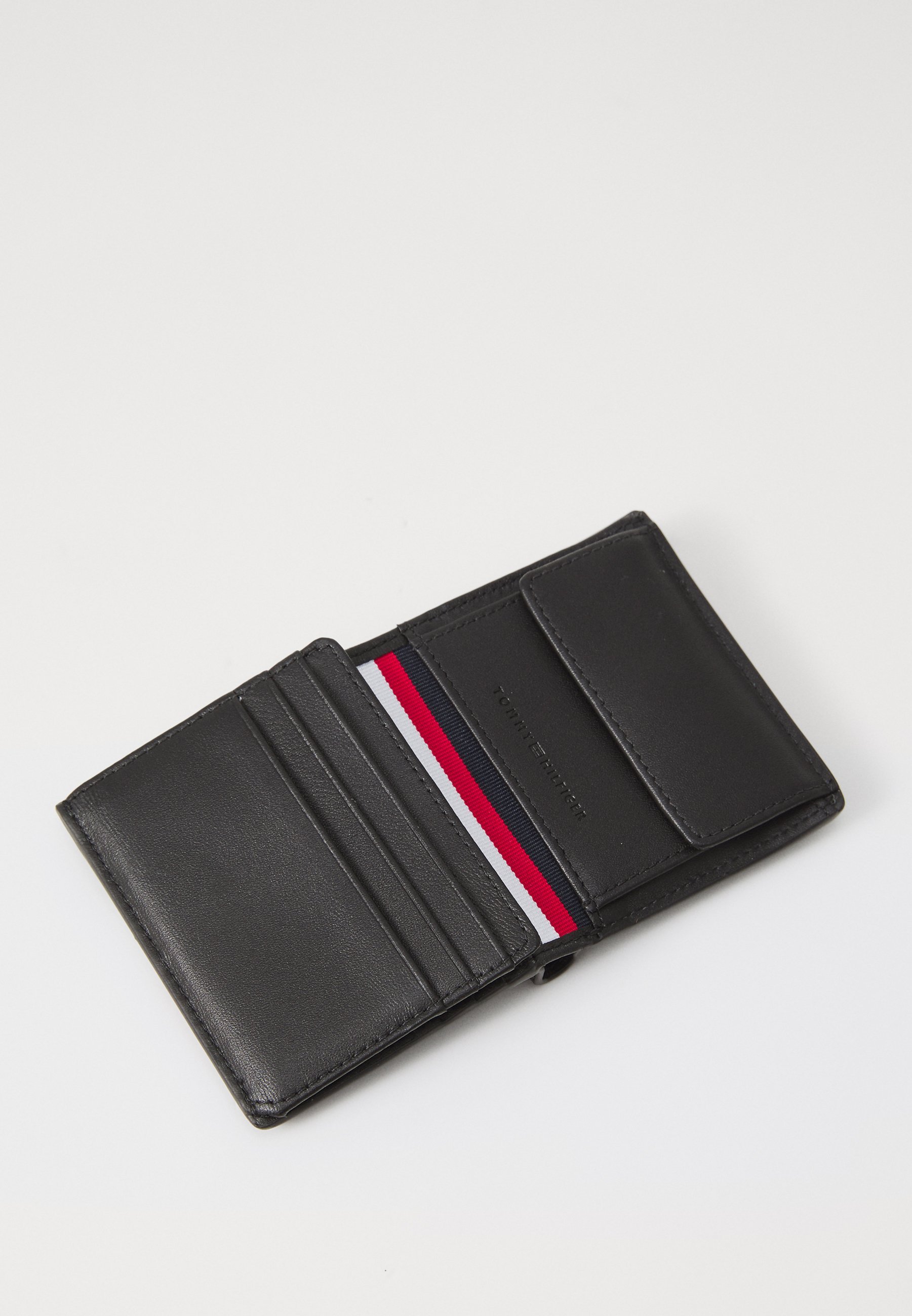 Tommy Hilfiger CENTRAL TRIFOLD - Portemonnee - zwart
