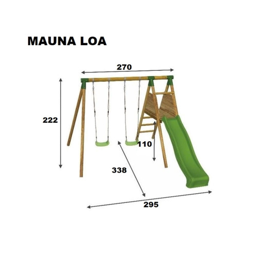 Masgames Mauna Loa lekhage med babysits